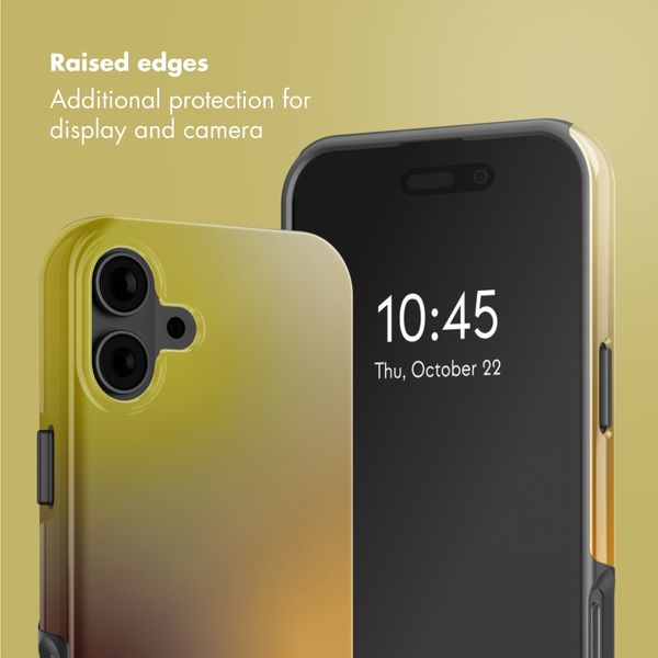 Selencia Vivid Back Cover with MagSafe Apple iPhone 16 - Gradient Olive Dust