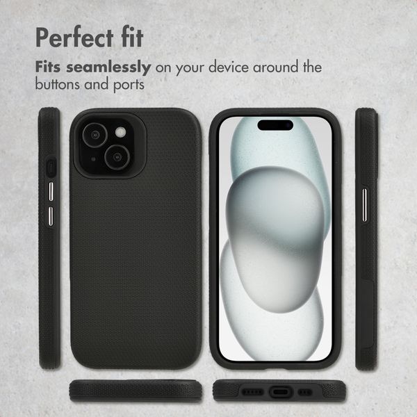 Accezz Tough Back Cover with MagSafe Apple iPhone 15 - Black