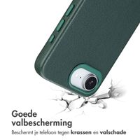 Accezz MagSafe Leather Backcover Apple iPhone 16e - Cedar Green