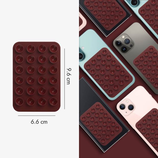 Selencia MagSafe zuignap telefoonhouder - Terracotta