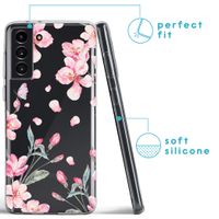 imoshion Design hoesje Samsung Galaxy S21 Plus - Blossom Watercolor