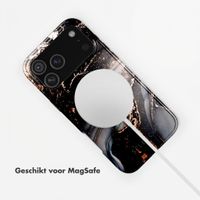 Selencia Vivid Backcover met MagSafe Apple iPhone 17 Pro Max - Chic Marble Black