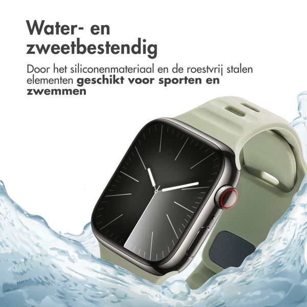 imoshion Active Sport siliconenbandje Apple Watch Series 1 t/m 10 / SE / Ultra (2) (44/45/46/49 mm) - Pacific Green