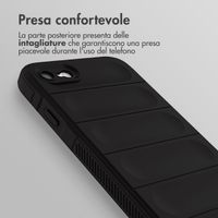 imoshion EasyGrip Backcover Apple iPhone SE (2022 / 2020) / 8 / 7 - Zwart