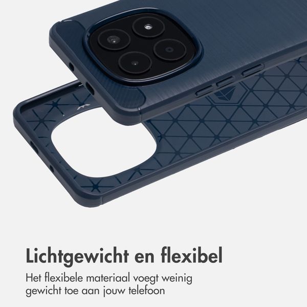 imoshion Brushed Backcover Xiaomi Redmi Note 15 Pro Plus (5G) - Donkerblauw