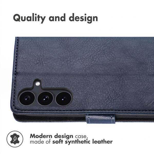 imoshion Luxury Bookcase Samsung Galaxy S26 FE - Dark Blue