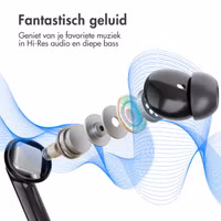 imoshion Aura Pro Draadloze In-ear Oordopjes - Active Noise Cancelling (ANC) - Zwart