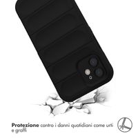 imoshion EasyGrip Backcover Apple iPhone 12 - Zwart