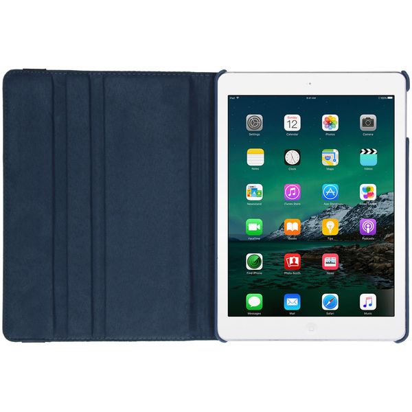 imoshion 360° draaibare Bookcase iPad Air 2 (2014) - Donkerblauw