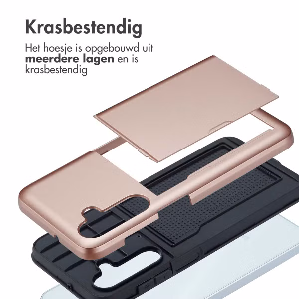 imoshion Backcover met pasjeshouder Samsung Galaxy A16 - Rosé Goud