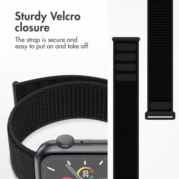 imoshion Nylon Strap Apple Watch | 44/45/46/49 mm - Black