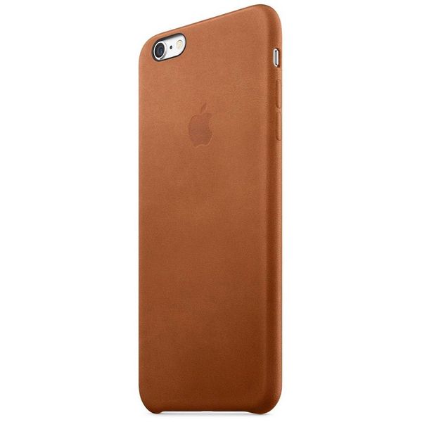 Apple Leather Backcover iPhone 6(s) Plus - Saddle Brown