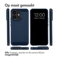 imoshion Brushed Backcover Xiaomi Redmi Note 17 Pro - Donkerblauw