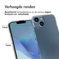 Accezz Clear Backcover Apple iPhone 14 - Transparant