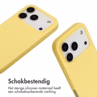 imoshion Siliconen hoesje met koord Apple iPhone 17 Pro - Geel