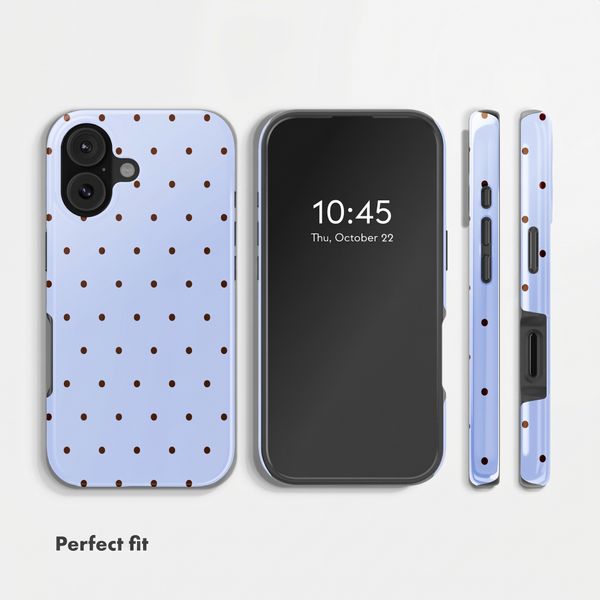 Selencia Vivid Back Cover Apple iPhone 17 - Happy Dots Digital Sky