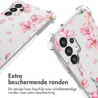 imoshion Design hoesje met koord Samsung Galaxy A13 (4G) - Bloem - Roze