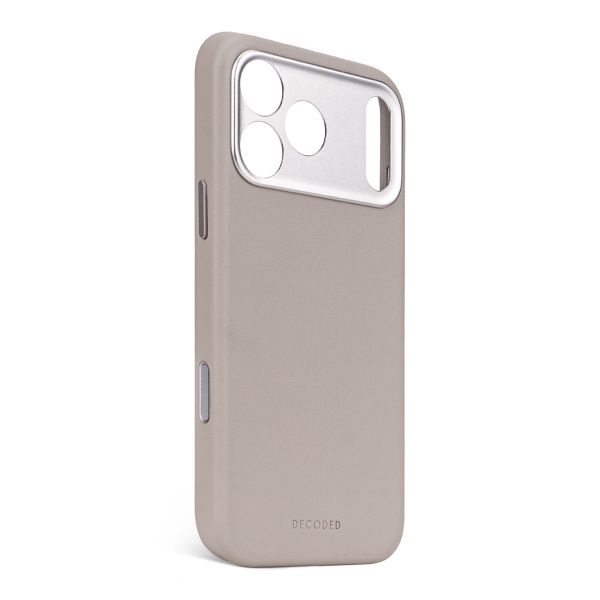 Decoded Leather Backcover MagSafe Apple iPhone 17 Pro - Solid Clay