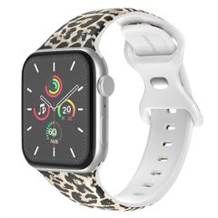 imoshion Siliconen⁺ bandje Apple Watch Series 1 t/m 11 / SE / Ultra (44/45/46/49 mm) - Leopard