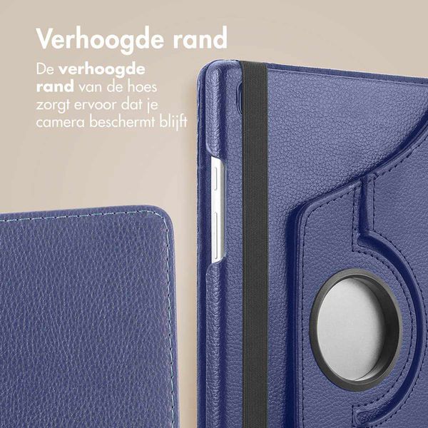 imoshion 360° draaibare Bookcase Samsung Galaxy Tab A8 - Donkerblauw