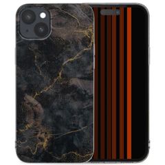 imoshion Design hoesje Apple iPhone 15 Plus - Black Marble Transparent