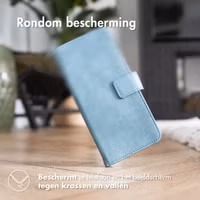 imoshion Luxe Bookcase Samsung Galaxy Fold 7 - Lichtblauw