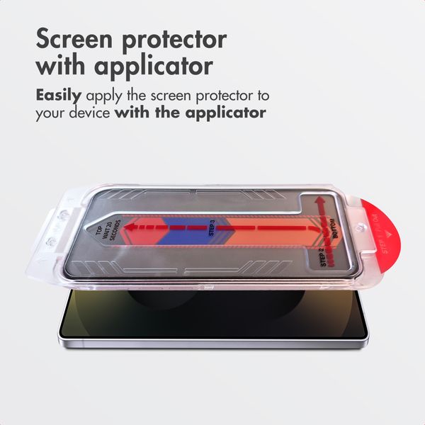 Accezz Privacy Tempered Glass Screen Protector + Applicator Samsung Galaxy S26 Ultra