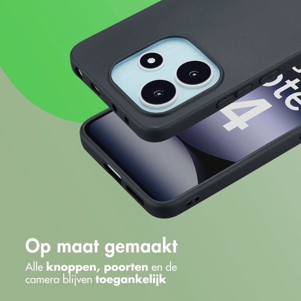 imoshion Color Backcover Xiaomi Redmi Note 14 (4G) - Zwart