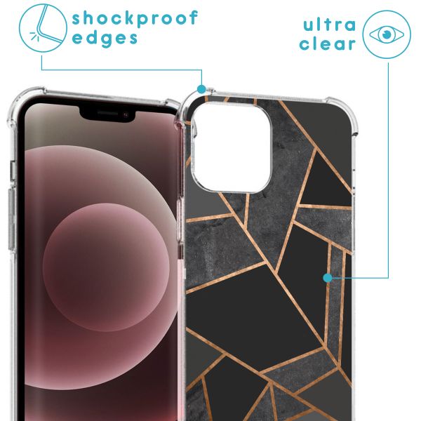 imoshion Design hoesje met koord iPhone 13 Pro Max - Grafisch Koper