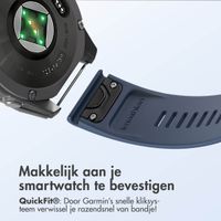 imoshion QuickFit® Line Siliconenbandje Garmin Watch | 20 mm aansluiting - Donkerblauw