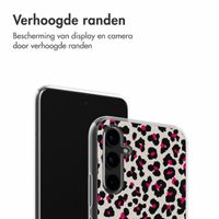 imoshion Design hoesje Samsung Galaxy A34 (5G) - Leopard Pink