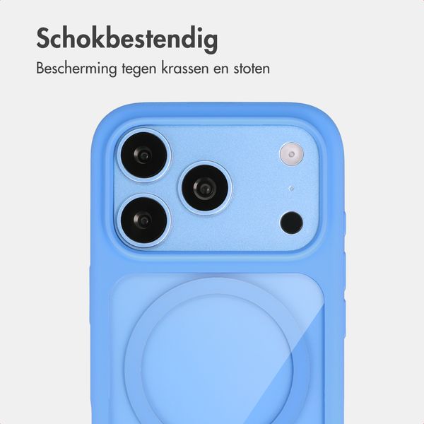 Accezz Hold Backcover met MagSafe Apple iPhone 18 Pro / 17 Pro - Light Blue