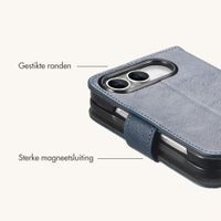 imoshion Luxe Bookcase Apple iPhone Duo - Donkerblauw