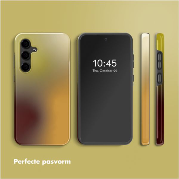 Selencia Vivid Backcover Samsung Galaxy S24 FE - Gradient Olive Dust