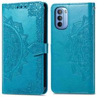 imoshion Mandala Bookcase Motorola Moto G14 - Turquoise