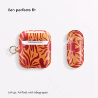 Selencia Vivid Case Apple AirPods 1 / 2 - Tropical Vibes Apricot