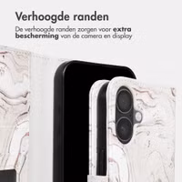 imoshion Design Bookcase Apple iPhone 17 - Sandy Marble