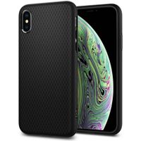 Spigen Liquid Air™ Backcover Apple iPhone X / Xs - Zwart