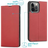 imoshion Slim Folio Bookcase iPhone 13 Pro Max - Rood