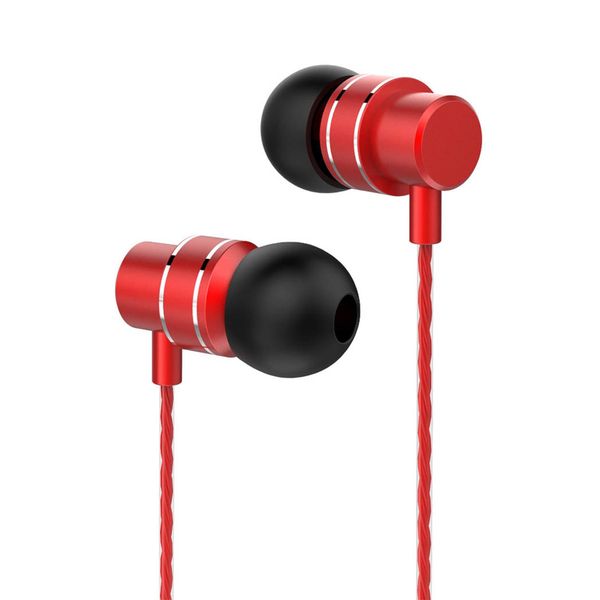 Lenovo HF118 Metal In-Ear Headphones - Rood