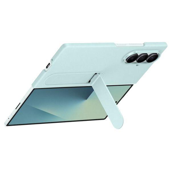 Samsung Silicone Case met stand Samsung Galaxy Z Fold 7 - Mint