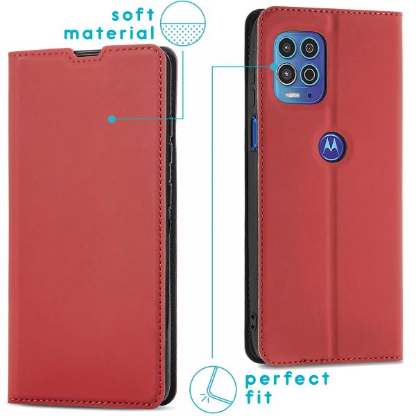 imoshion Slim Folio Bookcase Motorola Moto G100 - Rood