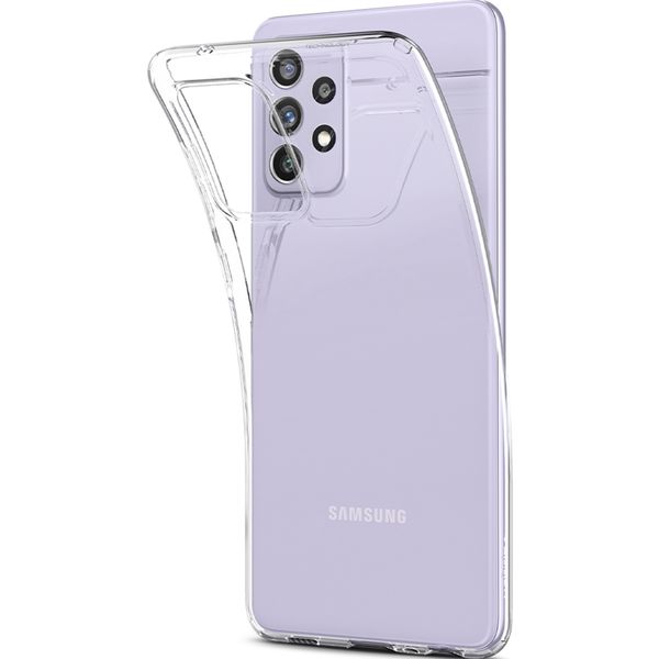 Spigen Liquid Crystal Backcover Samsung Galaxy A72 - Transparant