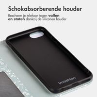 imoshion Design Bookcase Apple iPhone 17e / 16e - Smoke Green Flowers