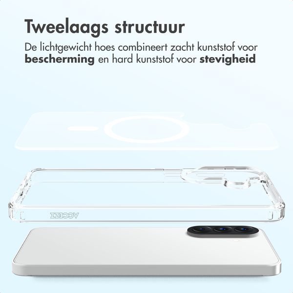 Accezz Xtreme Impact Backcover met MagSafe Samsung Galaxy A57 (5G) - Transparant