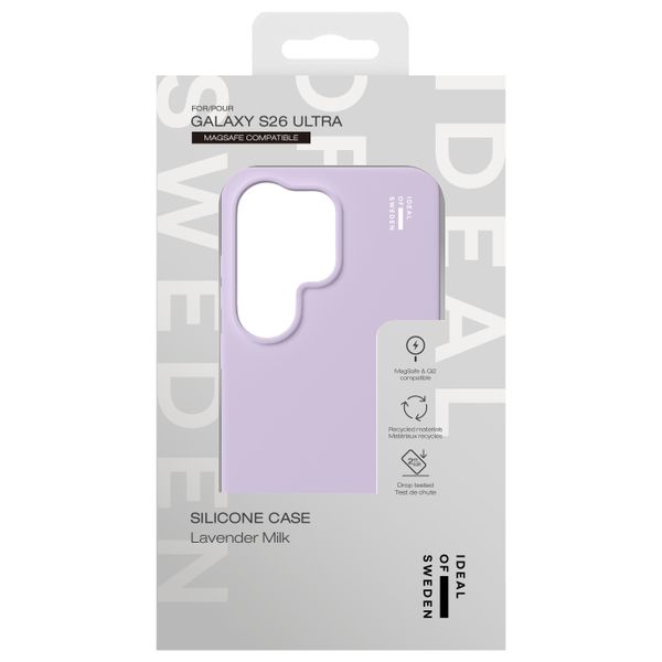 iDeal of Sweden Silicone Case met MagSafe Samsung Galaxy S26 Ultra - Lavender Milk