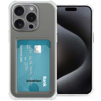 imoshion Softcase Backcover met pashouder iPhone 15 Pro Max - Transparant