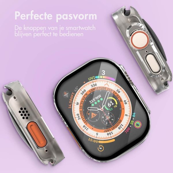 imoshion Full Cover Hardcase Apple Watch Ultra / Ultra 2 / Ultra 3 - 49 mm - Transparant