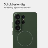 Accezz Grip Backcover met MagSafe Samsung Galaxy S26 Ultra - Donkergroen