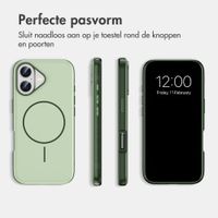 imoshion Color Backcover met Thin MagSafe Ring Apple iPhone 17 - Donkergroen